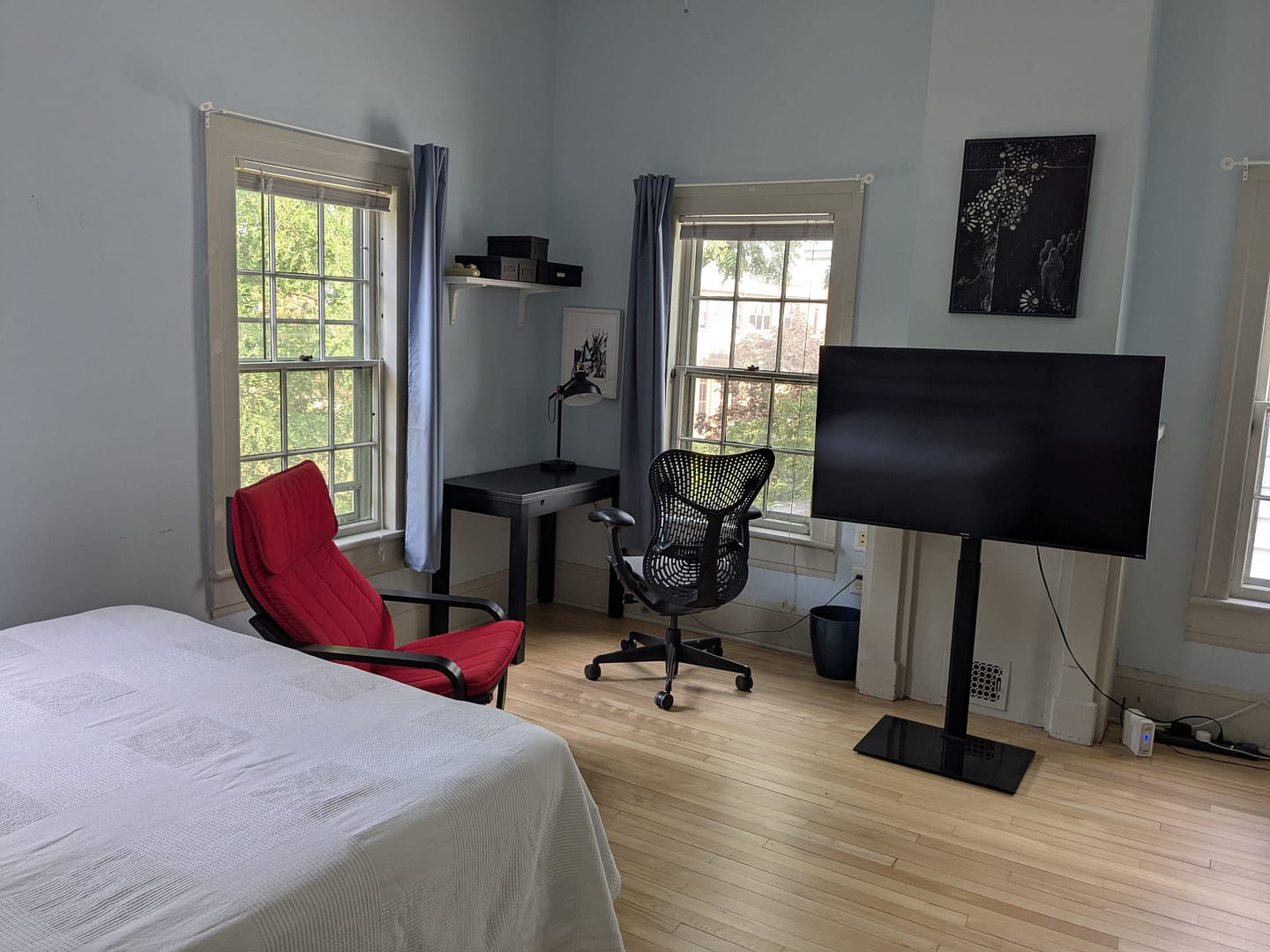 Blue Room $1,095 | 225sqft | 6 mo lease